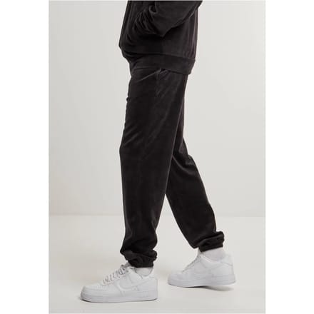 Urban Classics - Velvet Trainingsbroek - M - Zwart