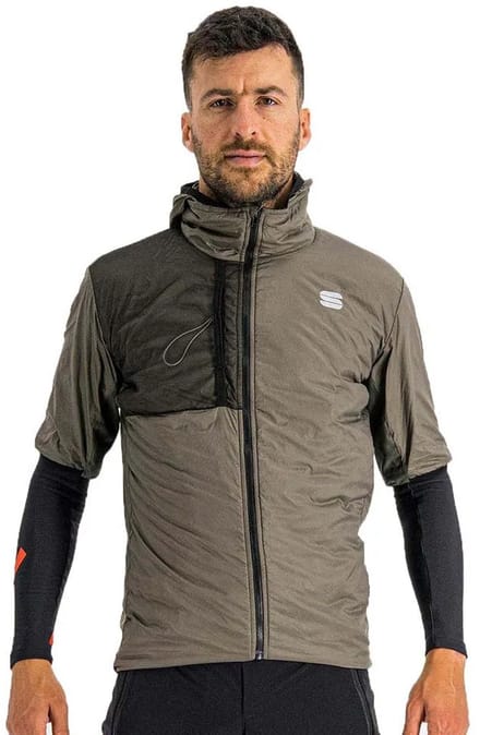 Sportful Supergirara Puffy Kortmouwjas Grijs XL Man