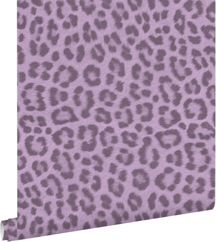 ESTAhome behang panterprint lila paars - 53 cm x 10.05 m - 131437