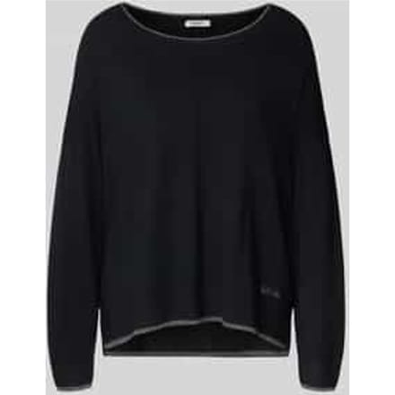 relaxed fit pullover van viscosemix model 'MAGLIA CHIUSA'