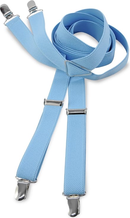 JB Collection - Bretels - bretels lichtblauw smal - lichtblauw