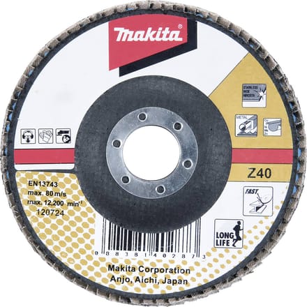 Makita D-27539 Lamellenschuurschijf Diameter 180 mm Korrelgrootte (num): 40 1 stuk(s)