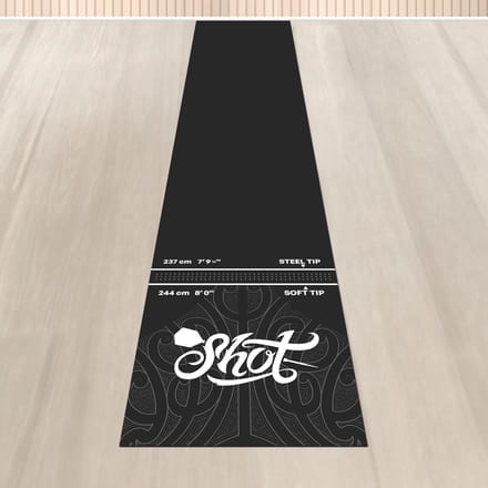Shot Rubber Dart Mat 300x62 cm