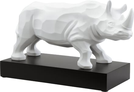 Goebel - Studio 8 | Decoratief beeld / figuur Neushoorn | Porselein - 49cm - Limited Edition