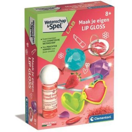Clementoni Wetenschap & Spel - Lip Gloss - Experimenteerdoos - Lipgloss voor Kinderen - 8+ Jaar
