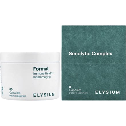 Elysium, Formaat, Geavanceerde Immuunondersteuning en Senolytisch Complex, 68 Capsules