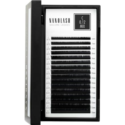 Nanolash Volume Lashes Nepwimpers - 0.12 C - 6-13mm