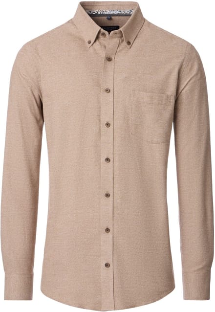 CASA MODA Sport casual fit overhemd - satijnbinding - - Strijkvriendelijk - Boordmaat: 53 - 54