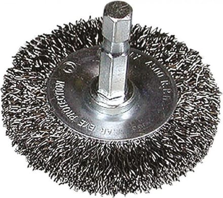 HiKOKI 751320 Rondborstel met gegolfd draad - 75mm - 1/4" zeskant - 0.3mm