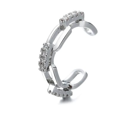 Ear cuff | zilver gekleurd