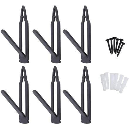 6PCS Supports Muraux Européens Tête de Mort pour Cerf Mule Antilope Petits Animaux de Chasse pour Intérieur
