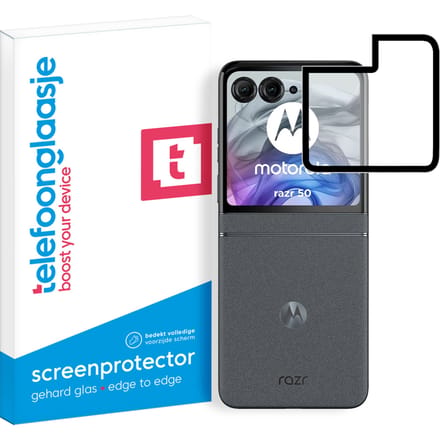 Motorola RAZR 50 screenprotector Edge to Edge