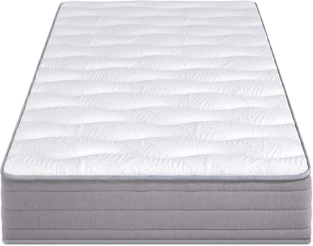 Binnenveringsmatras - 90x200 cm - Hardheid H3 - Ergonomisch - Wit - Opgerolde Matras