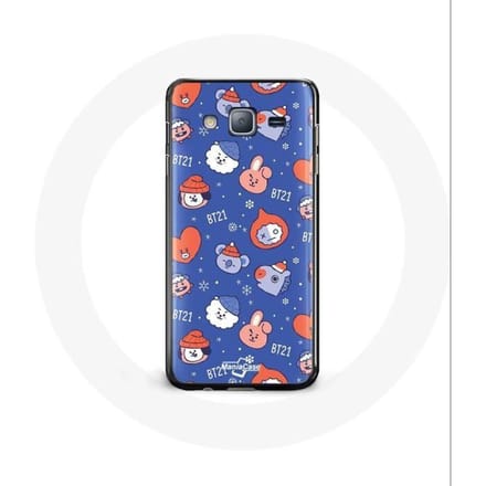Coque pour Samsung Galaxy J3 2016 BTS Bangtan Sonyeondan BT21 Noël 2023