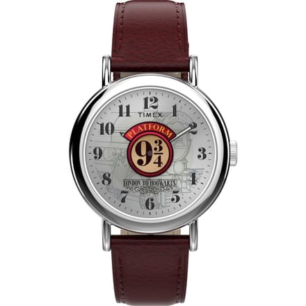 Timex Harry Potter x Timex Weekender TW2Y76200 Horloge - Leer - Rood - Ø 37 mm