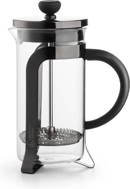 Leopold Vienna French Press Koffiemaker Shiny Black 1,0L - 8 cups