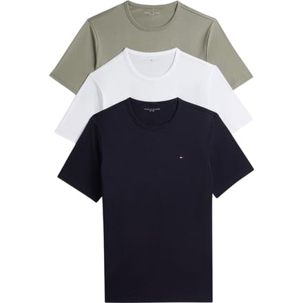 Regular fit t-shirt van puur katoen in set van 3