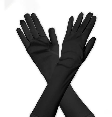 1 paar Handschoenen - Zwart - 40cm - L