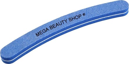 NAIL BUFFER KROM (10STUK) BLAUW -BUFFERVIJL - KROM - 10STUKS - NAGEL - BLAUW