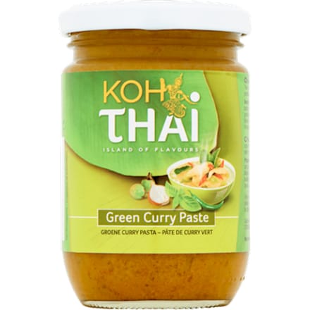 Curry pasta groen