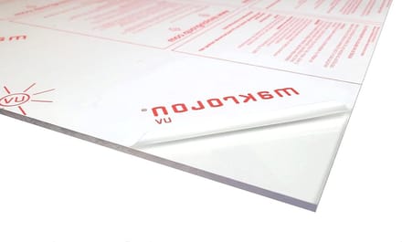 Polycarbonaat Plaat - UV Transparant - Beglazing Buiten - 10 Jaar Garantie - 151x68 cm - Kleurloos