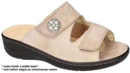 Fidelio Hallux -Dames - beige - slippers & muiltjes - maat 35