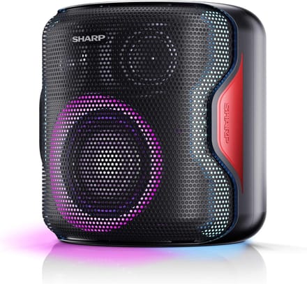 Draagbare Partyluidspreker - Bluetooth Speaker - Feesten Buiten - 14 Uur Speeltijd - 130 Watt - Zwart