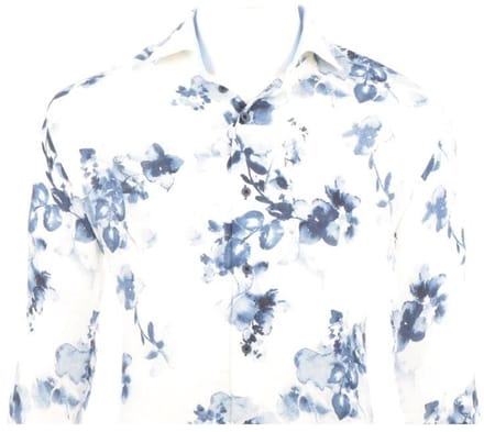 Eden Valley shirt regular fit korte mouw print