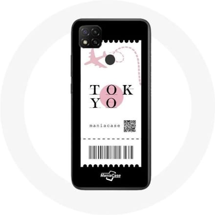 Xiaomi Redmi 9C hoesje Tokyo vliegticket