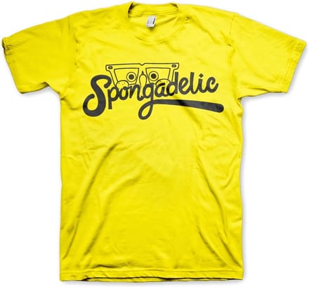 SpongeBob SquarePants Heren Tshirt -L- Spongadelic Geel