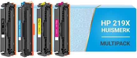 Huismerk HP 219X toner Multipack (MET CHIP) hoge capaciteit