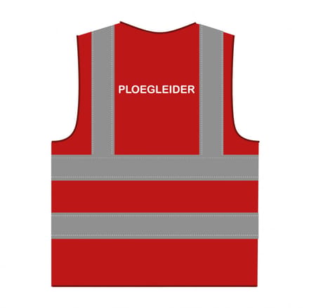 Ploegleider hesje RWS rood