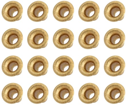 Dailygoods - 100 Messing Geplateerde Klinknagels M2x2mm voor PCB-platen
