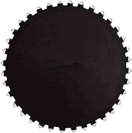 Vervangende Springmat - Trampoline Mat - Buiten Spelen - Heavy-Duty Stiksels - 10ft Diameter - Zwart