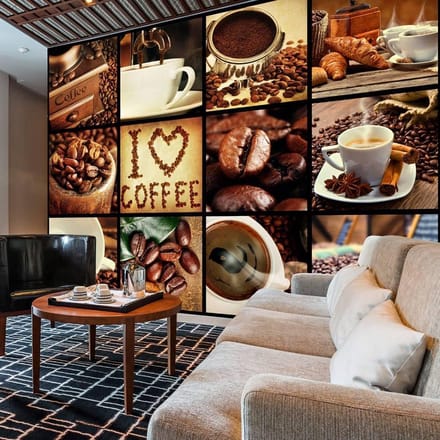 Fotobehang - Coffee - Collage
