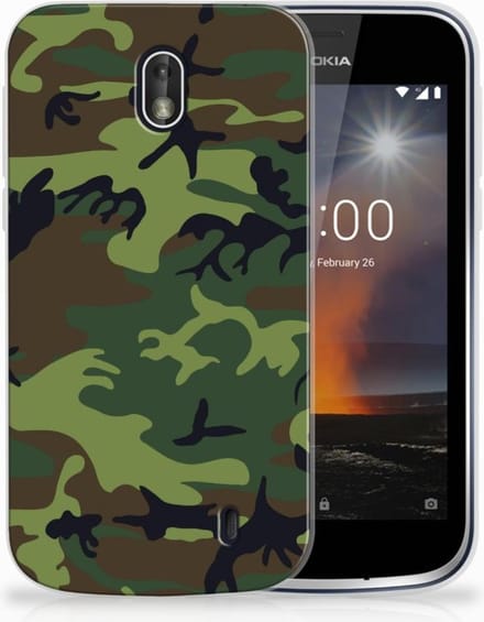 Nokia 1 TPU bumper Army Dark