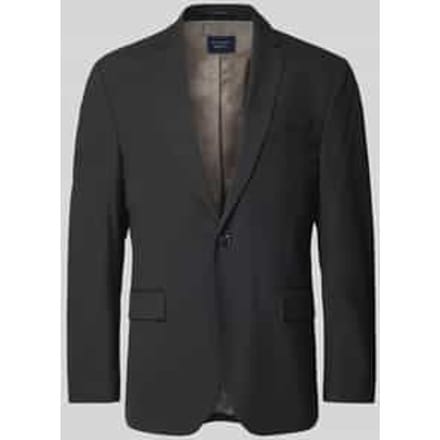 comfort fit 2-knoops colbert met reverskraag