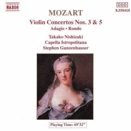 Takako Nishizaki - Mozart: Violin Concertos 3 & 5 (CD)
