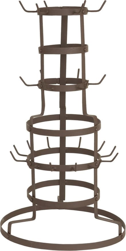 Clayre & Eef Mokkenrek Ø 30x54 cm Bruin IJzer