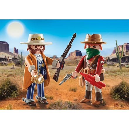 PLAYMOBIL DuoPacks Bandieten en sheriffs - 71508