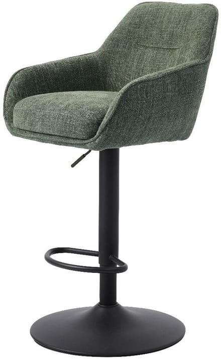 Nordic Home - Ellis verstelbare barstoel stof - groen