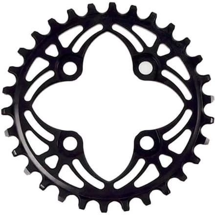 4-spaaks aluminium MTB kettingblad Absolute Black 64 BCD Narrow Wide 28 T