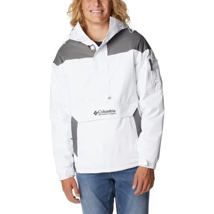 Heren pulloverjack Challenger Pullover wit/stadsgrijs