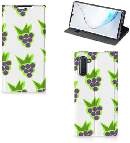 Samsung Galaxy Note 10 Flip Style Cover Druiven