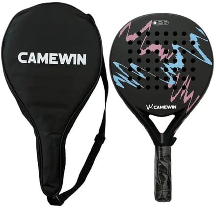 Nivard Padel Racket - Padelrackets - Padelracket - Roze/Blauw
