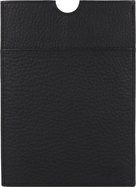Jost Stockholm Paspoortkoffer Leer 11.5 cm - schwarz