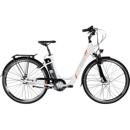 ZÜNDAPP Elektrische fiets City Z510 (wit oranje)