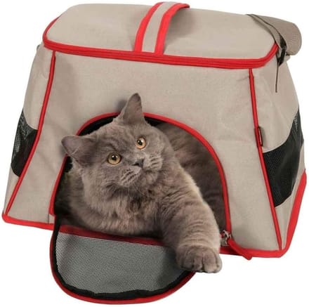 Draagtas/dome voor katten - multifunctionele reistas met zeshoekig ontwerp
