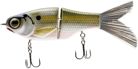Spro KGB Lil Guy Shad 120 Platinum Shad