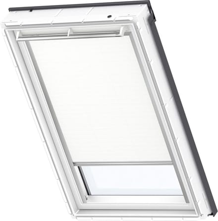 VELUX Origineel Verduisterend Rolgordijn (DKL), Zilveren Kozijn, 6, C04, Wit